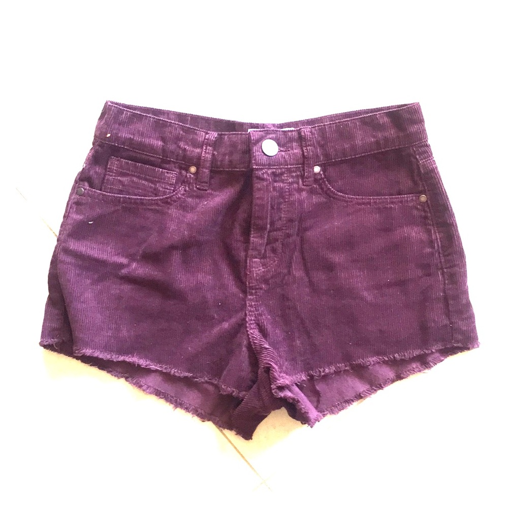 Corduroy shorts
